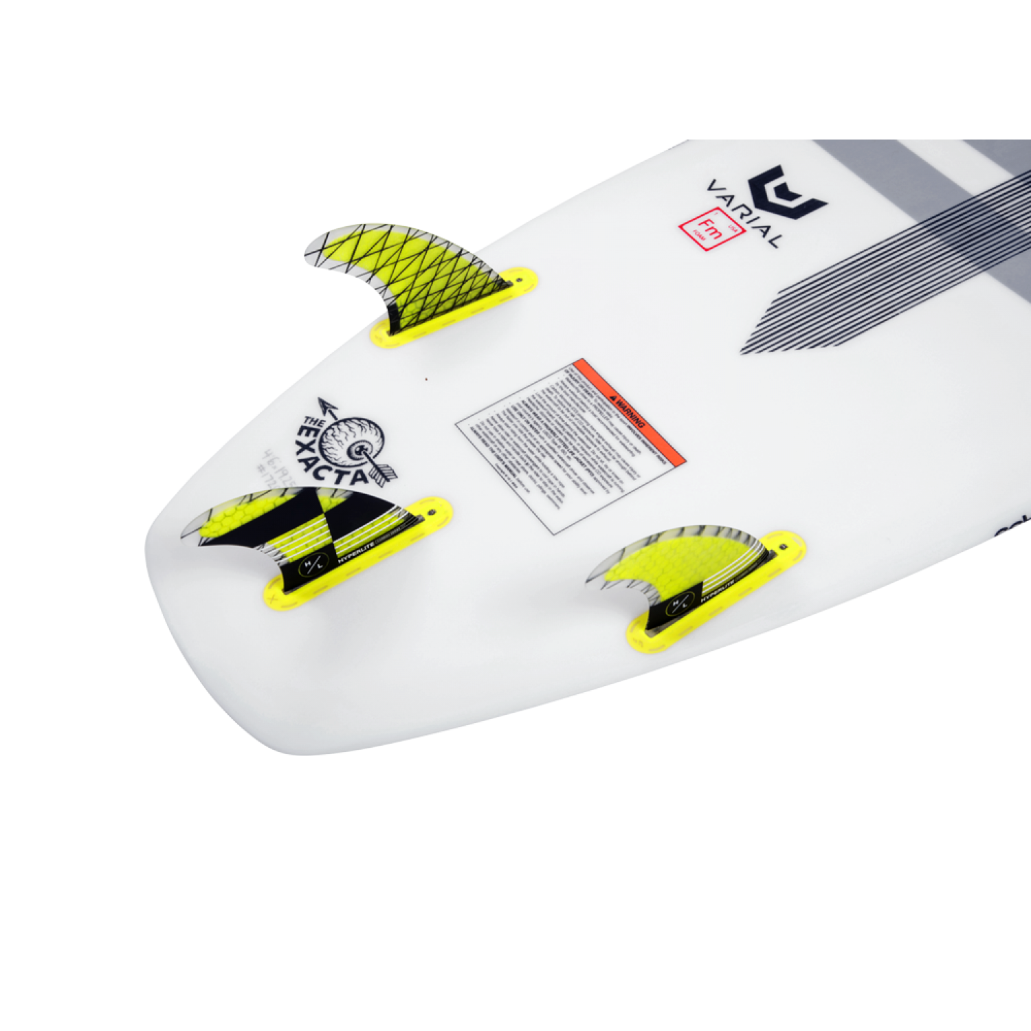 4.5" CARBON SURF FIN SET W/ KEY