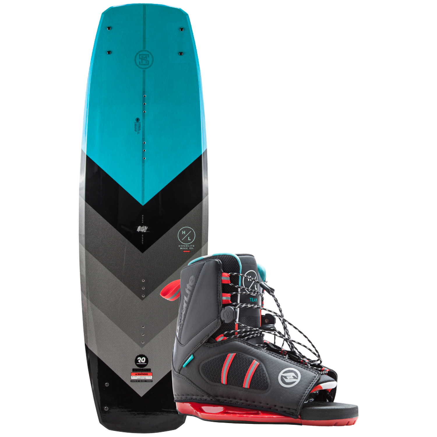 2018 Hyperlite MURRAY w/ TEAM OPEN TOE Bindings - Guys pkg